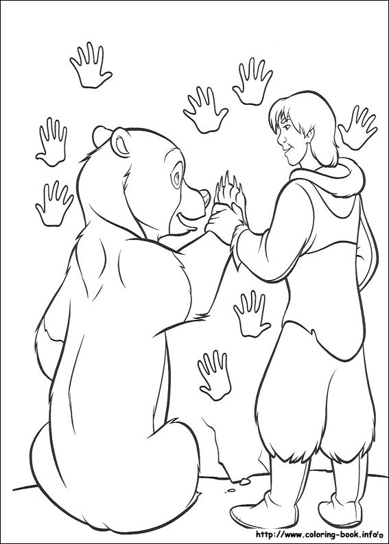 Brother Bear coloring picture